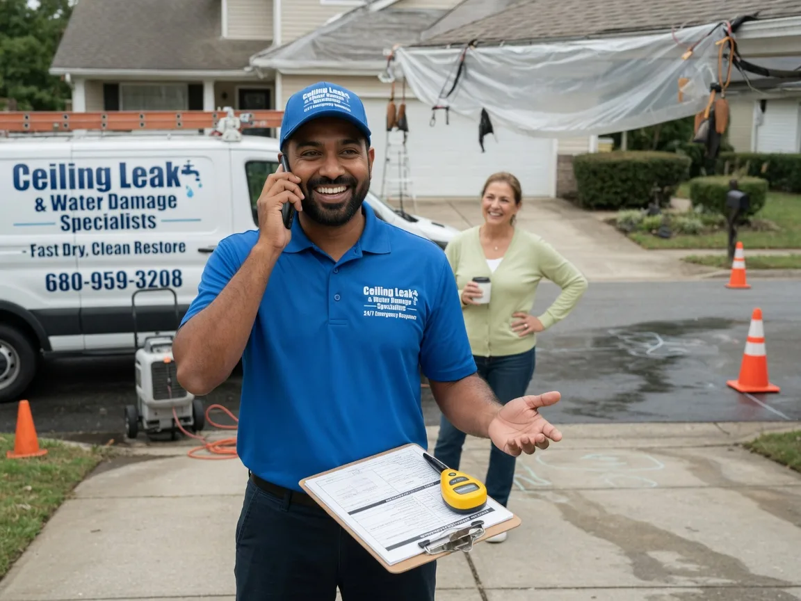 Ceiling Leak Cleanup Powells Point, NC FAQs